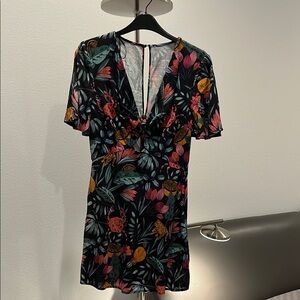 Floral V-Neck Dress